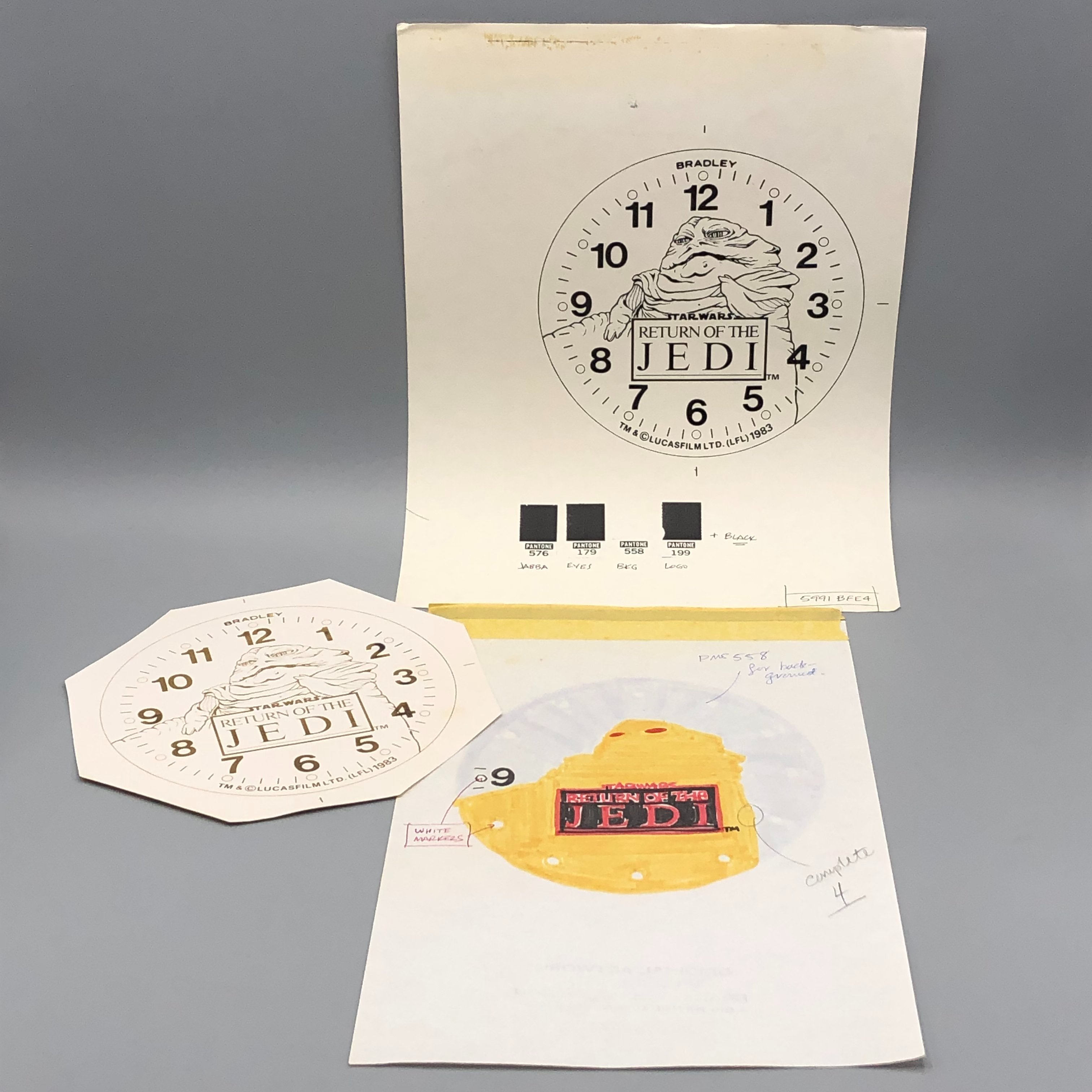 Jabba - Bradley time analog watch original art (1).JPG