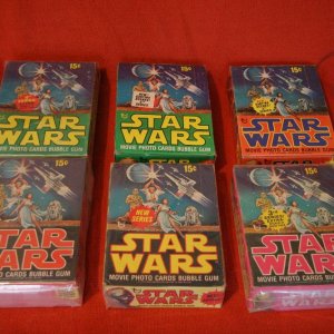 USA Star Wars topps full boxes run.JPG